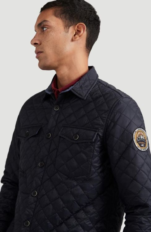 O'neill Quilted Shirt Jacket (0P3724   5056) - Bluesand New&Outlet 