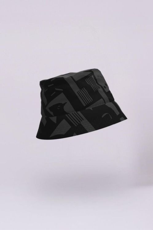 Rainkiss Back to Black Art Camo - Bucket Hat (B00000) - Bluesand New&Outlet 