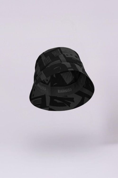 Rainkiss Back to Black Art Camo - Bucket Hat (B00000) - Bluesand New&Outlet 