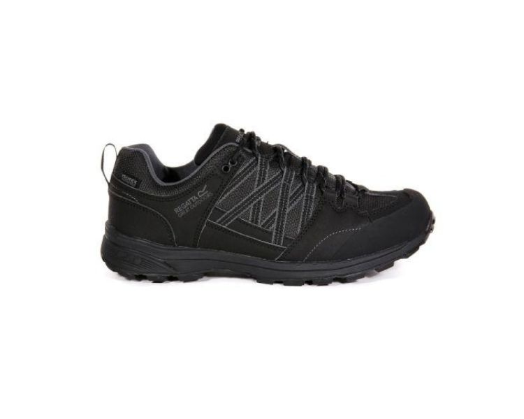 Regatta Samaris II waterproof low walking shoes black granite (RMF540   9V8) - Bluesand New&Outlet 